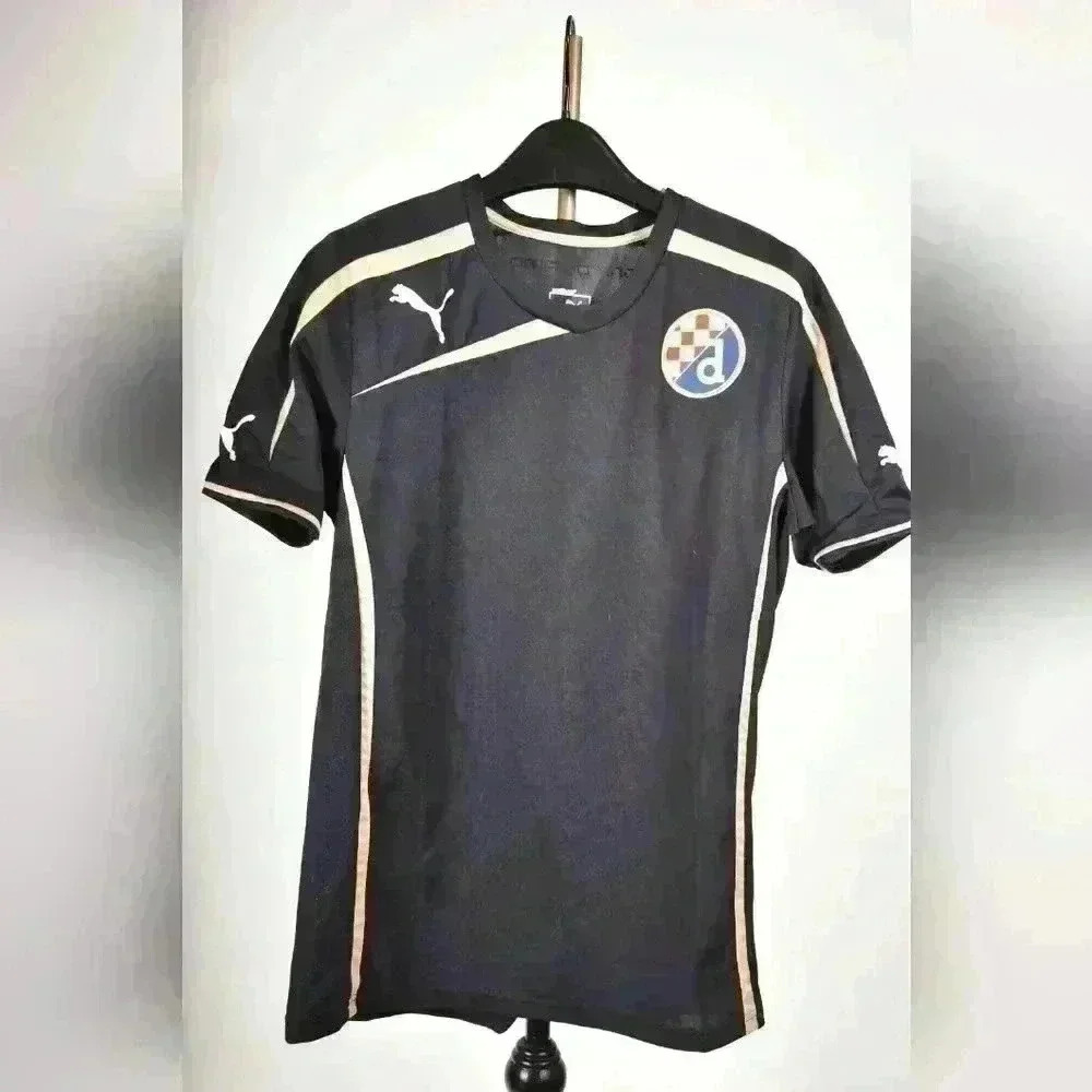 PUMA GNK DINAMO ZAGREB Navy Gold Embroider Polyester Youth Jersey Small 745527